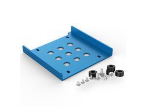 ORICO Aluminum 2.5 Inch to 3.5 Inch Bay Drive Converter Kit for Hard Drive/SSD Bracket Converter Adapter 3.5 to 1x2.5 - Blue (AC325-1S-V1) ORICO Aluminum 2.5 Inch to 3.5 Inch Bay Drive Converter Kit for Hard Drive/SSD Bracket Converter Adapter 3.5 to 1x2.5 - Blue (AC325-1S-V1)