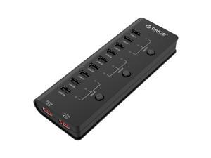 ORICO 9 Port USB Hubs & 2 Charging Port with Power Switch and Premium 12V 2.5A Power Adapter 3.3Ft / 1M USB2.0 Cable for Windows XP, Vista, 7, 8, 8.1, 10, Mac OS and Linux -Black (HF9US-2P-US) ORICO 9 Port USB Hubs & 2 Charging Port with Power Switch and Premium 12V 2.5A Power Adapter 3.3Ft / 1M USB2.0 Cable for Windows XP, Vista, 7, 8, 8.1, 10, Mac OS and Linux -Black (HF9US-2P-US)