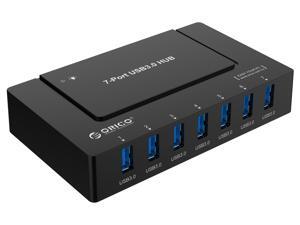ORICO 7-Port USB 3.0 SuperSpeed Hub with 36W Power Adapter - VIA VL812 Controller - Windows, Mac OS X, and Linux Support - Full USB 2.0 Backwards Compatibility - Black (H9978-U3-US) ORICO 7-Port USB 3.0 SuperSpeed Hub with 36W Power Adapter - VIA VL812 Controller - Windows, Mac OS X, and Linux Support - Full USB 2.0 Backwards Compatibility - Black (H9978-U3-US)