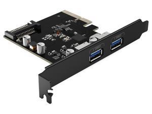 ORICO USB3.1(GEN 2) PCI-E Expansion Card Adapter with 2 Ports External PCI-E Express Superspeed 10Gbps Support 15PIN Power Connector Support PCI Express x4, x8 or x16 Slot for Windows XP,Vista,and Lin ORICO USB3.1(GEN 2) PCI-E Expansion Card Adapter with 2 Ports External PCI-E Express Superspeed 10Gbps Support 15PIN Power Connector Support PCI Express x4, x8 or x16 Slot for Windows XP,Vista,and Lin