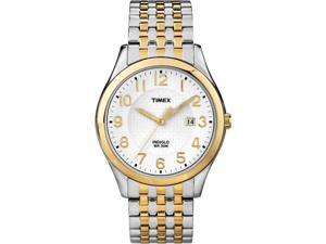 Timex Two-Tone Expansion Analog White Dial Men's Watch T2P202 Timex Two-Tone Expansion Analog White Dial Men's Watch T2P202