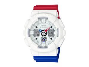 Casio G-Shock GA-120TR Tricolor Series GA120TRM-7A White / Red / Blue Resin Analog / Digital Quartz Watch Casio G-Shock GA-120TR Tricolor Series GA120TRM-7A White / Red / Blue Resin Analog / Digital Quartz Watch