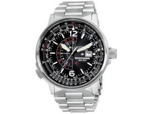 Citizen Quartz Eco Drive Nighthawk Stainless Steel Men's Watch CZ BJ7000-52E Citizen Quartz Eco Drive Nighthawk Stainless Steel Men's Watch CZ BJ7000-52E