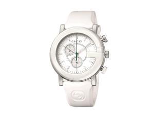 Gucci Chrono White Matte Painted Dial Women's Watch - YA101346 Gucci Chrono White Matte Painted Dial Women's Watch - YA101346
