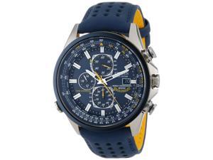 Citizen Eco Drive Blue Angels World Chronograph Blue Leather Men's Watch AT8020-03L Citizen Eco Drive Blue Angels World Chronograph Blue Leather Men's Watch AT8020-03L