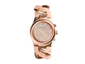 Michael Kors Runway Glitz Twist Quartz Crystal Dial Women's Analog Watch #MK4283 Michael Kors Runway Glitz Twist Quartz Crystal Dial Women's Analog Watch #MK4283