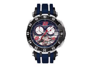 Tissot T-Race Nicky Hayden 2016 T092.417.27.057.03 Blue with Camouflage/Blue with White Stripe Rubber Analog Quartz G10.212 Men's Watch Tissot T-Race Nicky Hayden 2016 T092.417.27.057.03 Blue with Camouflage/Blue with White Stripe Rubber Analog Quartz G10.212 Men's Watch