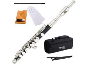 Mendini MPO-EN Ebonited ABS Key of C Piccolo with Nickel Plated Keys + Deluxe Case, Gloves, Joint Grease, Cleaning Rod & Cloth Mendini MPO-EN Ebonited ABS Key of C Piccolo with Nickel Plated Keys + Deluxe Case, Gloves, Joint Grease, Cleaning Rod & Cloth