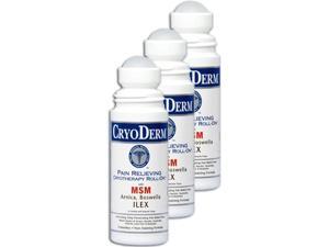 Cryoderm Pain Relief Roll-On - 3 oz. (3 Pack) Cryoderm Pain Relief Roll-On - 3 oz. (3 Pack)