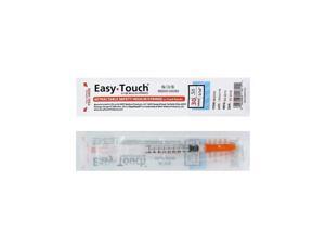 EasyTouch Retractable Insulin Safety Syringe w/ Fixed Needle 30 gauge .5cc 5/16 inch 1 ea. Model 863056 EasyTouch Retractable Insulin Safety Syringe w/ Fixed Needle 30 gauge .5cc 5/16 inch 1 ea. Model 863056