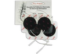 ProMed Flex Plus Black Carbon Film TENS Electrodes, 2 in Round - 4 ea ProMed Flex Plus Black Carbon Film TENS Electrodes, 2 in Round - 4 ea