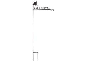 Hummingbird Welcome Garden Flag Stand Hummingbird Welcome Garden Flag Stand
