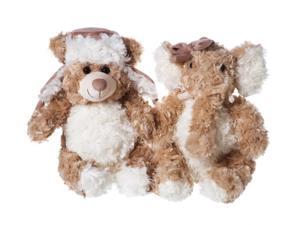 Bear and Elephant Cuddly Friends Stuffed Animal Set of 2 Bear and Elephant Cuddly Friends Stuffed Animal Set of 2
