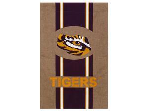 Burlap Louisiana State University House Flag, 29 x 43 inches Burlap Louisiana State University House Flag, 29 x 43 inches