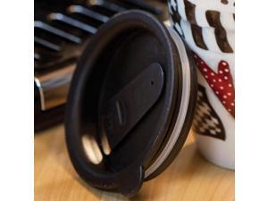 Black Replacement Spill-Proof Lid for Travel Latte Cup Black Replacement Spill-Proof Lid for Travel Latte Cup