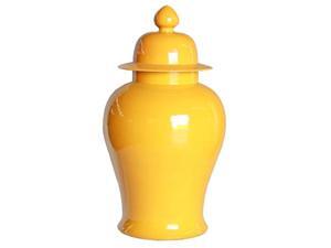 Legends of Asia Temple Jar in Yellow - Large Legends of Asia Temple Jar in Yellow - Large