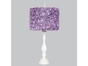 Jubilee Purple Rosette Shabby Chic Lamp Jubilee Purple Rosette Shabby Chic Lamp