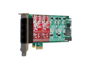 Digium 1A4B00F 4 Port Modular Analog PCI-Express X1 Card, No Interfaces Digium 1A4B00F 4 Port Modular Analog PCI-Express X1 Card, No Interfaces