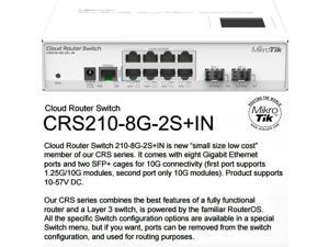 Mikrotik CRS210-8G-2S+IN,Gigabit Cloud Router layer 3 Switch 8 port SFP PoE OSL5 Mikrotik CRS210-8G-2S+IN,Gigabit Cloud Router layer 3 Switch 8 port SFP PoE OSL5