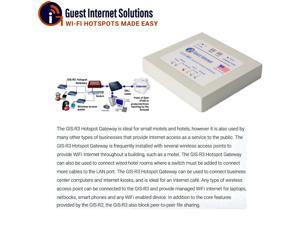 Guest Internet GIS-R3 Internet Hotspot gateway up to 100 concurrent users Guest Internet GIS-R3 Internet Hotspot gateway up to 100 concurrent users