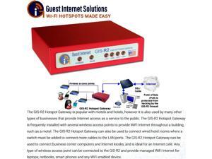 Guest Internet GIS-R2 Internet Hotspot Gateway up to 50 users 4 port switch Guest Internet GIS-R2 Internet Hotspot Gateway up to 50 users 4 port switch