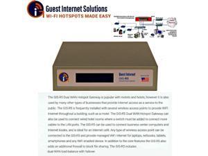 Guest Internet GIS-R5 Internet Hotspot gateway up to 100 concurrent dual-WAN Guest Internet GIS-R5 Internet Hotspot gateway up to 100 concurrent dual-WAN