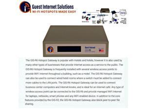 Guest Internet GIS-R6 Internet access gateway 200 concurrent user 3port switch Guest Internet GIS-R6 Internet access gateway 200 concurrent user 3port switch