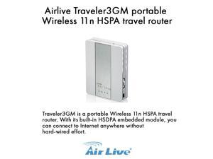 Airlive Traveler3GM 11n 3G Mobile Router with Built-in Sim Card Airlive Traveler3GM 11n 3G Mobile Router with Built-in Sim Card