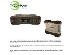 Tycon (TP-PP120-INV) 120W Portable Power Pack, USB,12VDC, 110VAC Tycon (TP-PP120-INV) 120W Portable Power Pack, USB,12VDC, 110VAC
