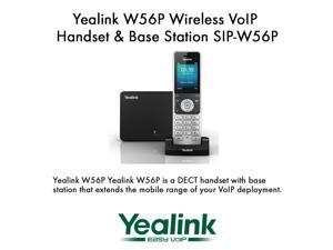 Yealink W56P Wireless VoIP Handset & Base Station SIP-W56P Yealink W56P Wireless VoIP Handset & Base Station SIP-W56P