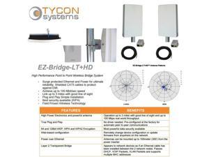 Tycon Systems EZBR-0516HD 5GHz Point to Point Wireless Bridge Systems Tycon Systems EZBR-0516HD 5GHz Point to Point Wireless Bridge Systems