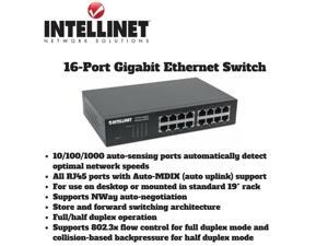Intellinet 16-Port Gigabit Ethernet Switch Intellinet 16-Port Gigabit Ethernet Switch