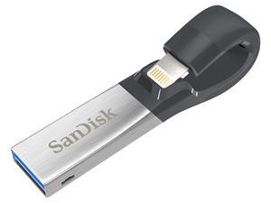 SanDisk iXpand USB 3.0 Lightning Flash Drive Flash Drive (SDIX30C-128G) for iPhone and iPad SanDisk iXpand USB 3.0 Lightning Flash Drive Flash Drive (SDIX30C-128G) for iPhone and iPad
