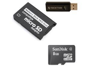 8GB Memory Stick MS Pro Duo MicroSD Combo Memory Card FOR Sony PSP and Sony Cybershot Camera 8GB Memory Stick MS Pro Duo MicroSD Combo Memory Card FOR Sony PSP and Sony Cybershot Camera
