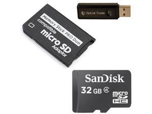 32GB Memory Stick MS Pro Duo MicroSD Combo Memory Card FOR Sony PSP and Sony Cybershot Camera 32GB Memory Stick MS Pro Duo MicroSD Combo Memory Card FOR Sony PSP and Sony Cybershot Camera