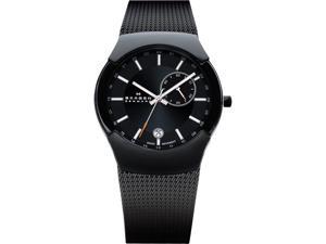 Skagen Black Label Black Dial Stainless Steel Mesh Mens Watch 983XLBB Skagen Black Label Black Dial Stainless Steel Mesh Mens Watch 983XLBB