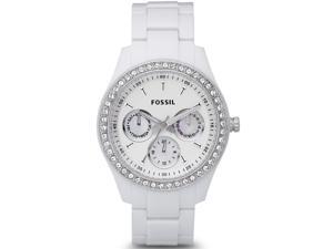 Fossil Stella Day Date Display Quartz White Dial Ladies Watch ES1967 Fossil Stella Day Date Display Quartz White Dial Ladies Watch ES1967