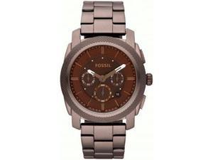 Fossil Machine Chronograph Brown Dial Brown IP Stainless Steel Mens Watch FS4661 Fossil Machine Chronograph Brown Dial Brown IP Stainless Steel Mens Watch FS4661