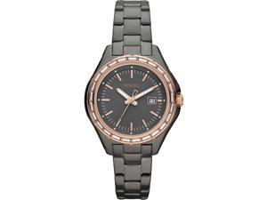 Fossil Women's Dylan AM4397 Grey Stainless-Steel Quartz Watch with Grey Dial Fossil Women's Dylan AM4397 Grey Stainless-Steel Quartz Watch with Grey Dial