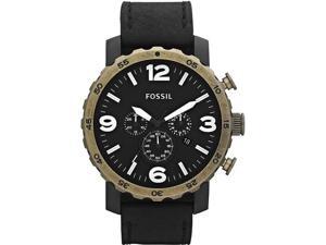 Fossil Nate Chronograph Black Dial Black PVD Stainless Steel Mens Watch JR1357 Fossil Nate Chronograph Black Dial Black PVD Stainless Steel Mens Watch JR1357