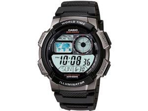 Casio Illuminator World Time Digital Grey Dial Men's watch #AE1000W-1BV Casio Illuminator World Time Digital Grey Dial Men's watch #AE1000W-1BV