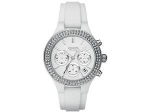 DKNY White Ceramic Chronograph Ladies Watch NY8184 DKNY White Ceramic Chronograph Ladies Watch NY8184