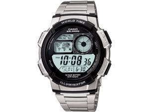 Casio Illuminator World Time Digital Grey Dial Men's watch #AE1000WD-1AV Casio Illuminator World Time Digital Grey Dial Men's watch #AE1000WD-1AV