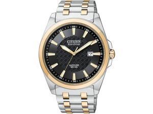 Citizen Eco-Drive WR100 Sapphire Glass Black Dial Men's watch #BM7106-52E Citizen Eco-Drive WR100 Sapphire Glass Black Dial Men's watch #BM7106-52E