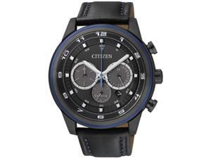 Men's Black Citizen Eco-Drive Chronograph Dress Watch CA4036-03E Men's Black Citizen Eco-Drive Chronograph Dress Watch CA4036-03E