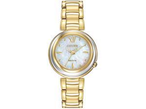 Women's Gold Citizen Sunrise Eco-Drive Watch EM0334-54D Women's Gold Citizen Sunrise Eco-Drive Watch EM0334-54D