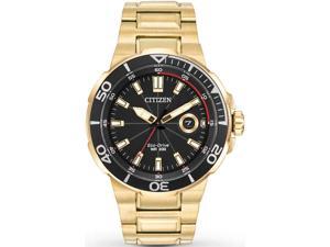 Gold-Tone Citizen Eco-Drive Endeavor Diver's Sport Watch AW1422-50E Gold-Tone Citizen Eco-Drive Endeavor Diver's Sport Watch AW1422-50E