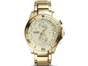 Fossil CH2974 Men's Gold-Tone Fossil Wakefiled Chronograph Watch Fossil CH2974 Men's Gold-Tone Fossil Wakefiled Chronograph Watch