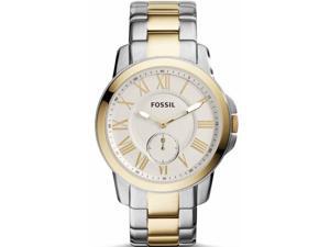 Fossil FS5026 Men's Two-Tone Fossil Grant Slim Stainless Steel Watch Fossil FS5026 Men's Two-Tone Fossil Grant Slim Stainless Steel Watch