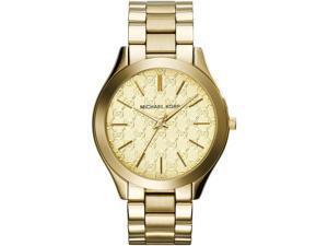 Women's Gold-Tone Michael Kors Slim Runway Watch MK3335 Women's Gold-Tone Michael Kors Slim Runway Watch MK3335